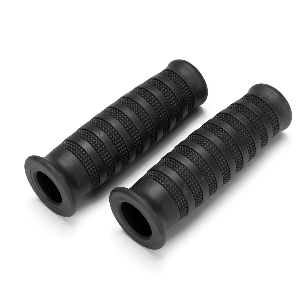 2X 7//8/" 22mm Motorcycle Handlebar Hand Grip Bar End For Bike Cafe Racer Bobber